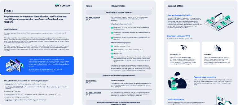 Compliance Guidelines: Peru