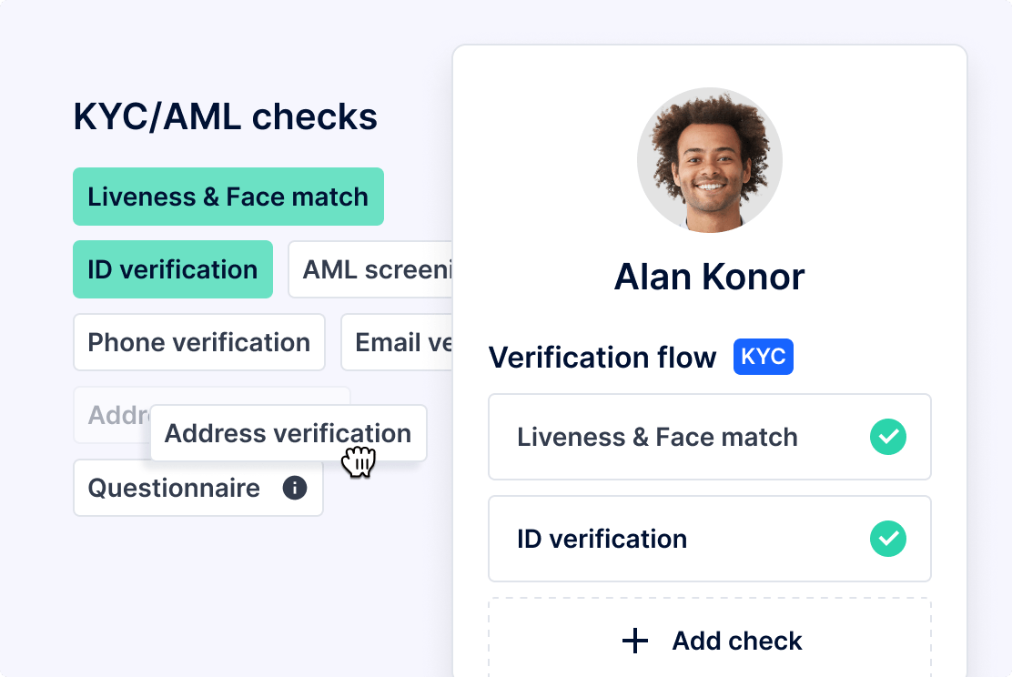 Build a complete user verification flow