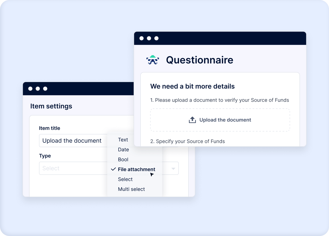 Build the questionnaires you need